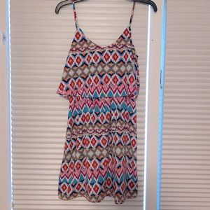 Multi-color flowy summer dress